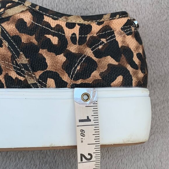 Steve Madden Emmi Women's Leopard Print Platform Sneakers Sz 8.5 - Picture 14 of 15